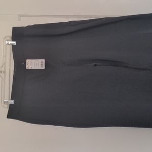 Violetta by Mango black flowy trousers